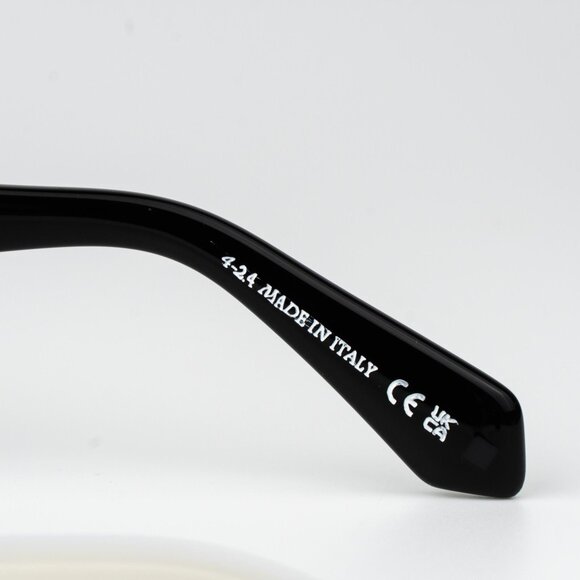 Off-White ORLANDO Women Sunglasses White Black Grey Oval OERI13O ORLANDO 0107 - Picture 10 of 15